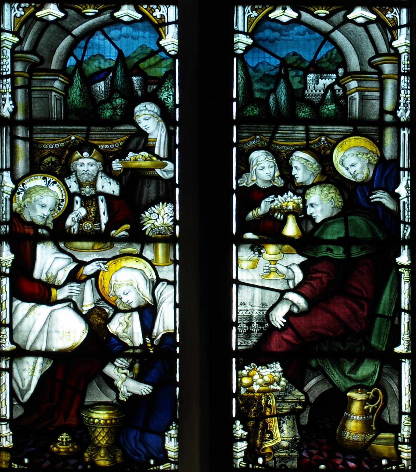 North aisle window by CE Kempe and Co., 1908 Window